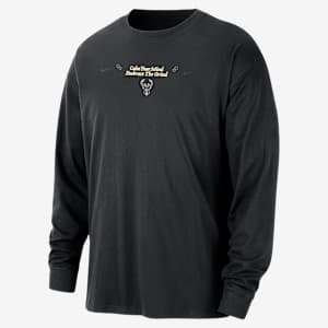 Milwaukee Bucks Courtside Men's Nike NBA Max90 Long-Sleeve T-Shirt